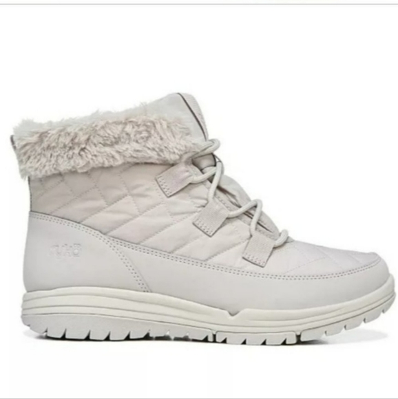 Ryka Aubonne Lace Booties Silver Cloud 9.5 WIDE - Picture 2 of 8